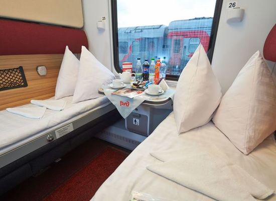 First Class Travel on Russian Trains