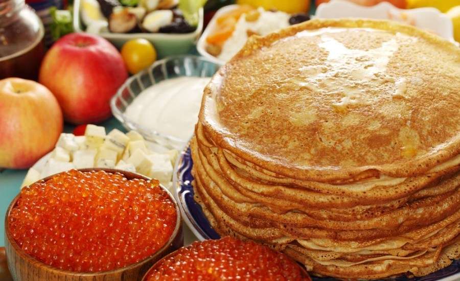 A wide selection of pancakes will be offered to passengers on Sapsan trains during the week of Maslenitsa