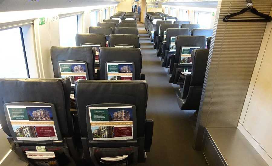 Different Seating Classes on the Sapsan Train - Business