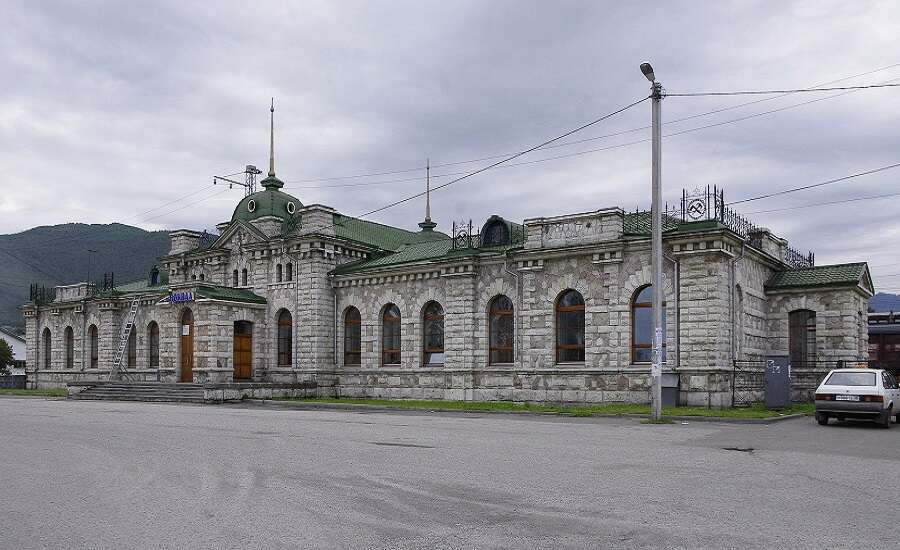 The Trans-Siberian Railway, The Slyudyanka-1 station on Lake Baikal 