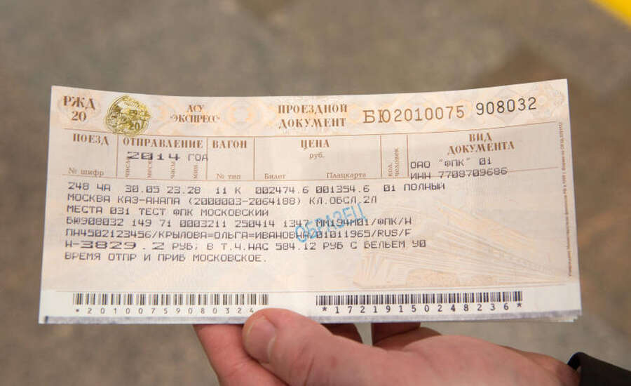 Russian Train Tickets