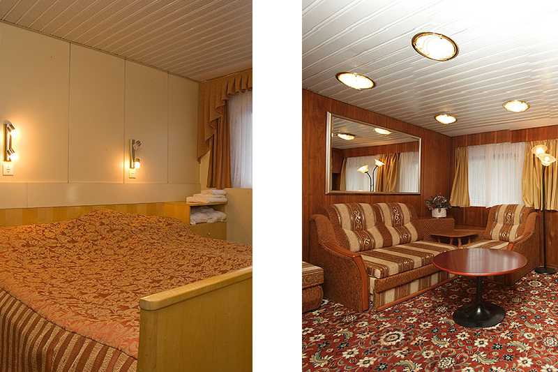 Suite Cabin on MS Krasin